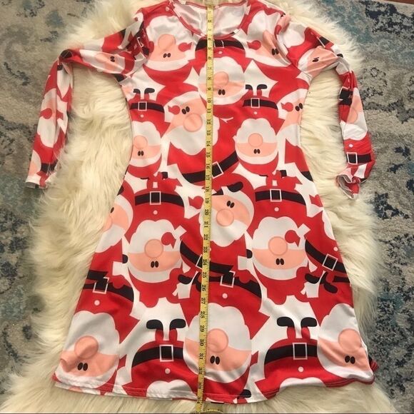Christmas Ugly Santa Dress, Size S/M - Picture 5 of 6
